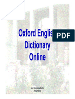 Oxford English Dictionary Online