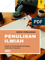 Silabus Penulisan Ilmiah