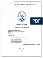 Grupo 01 - INFORME DE LABORATORIO 05 - DENSIDAD RELATIVA