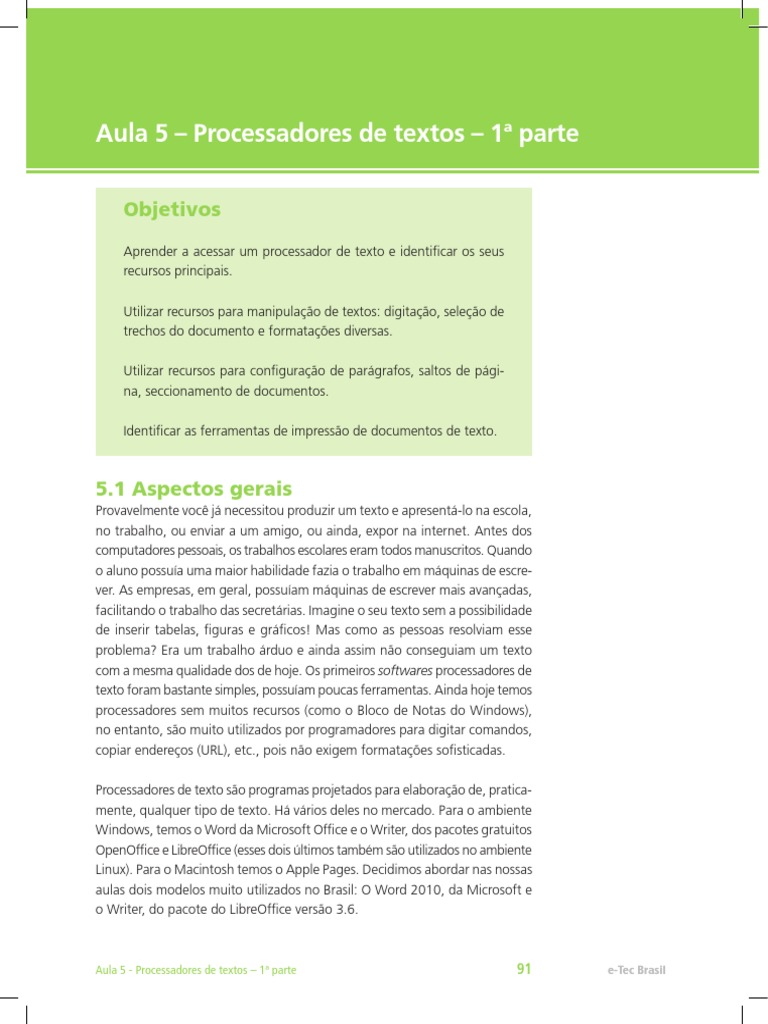 Informatica Básica Pdf Janela Informática Impressão