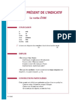 Conjugaison Progressive Présent de L'indicatif