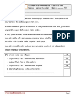 Devoir Lecture 3eme Trimestre 3 Madrassatii Com 1