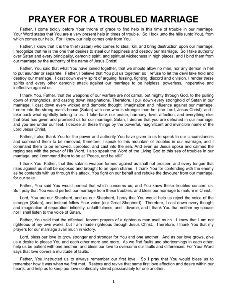 What Is A Powerful Prayer For A Troubled Child