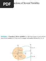 14.1 Functions of Several Variables