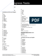 B2 Editable Progress Tests Key 0