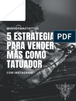 5 Estrategias para Vender Mas Como Tatuador