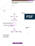 JEE Main Chemistry Previous Year Questions With Solutions On IUPAC Nomenclature