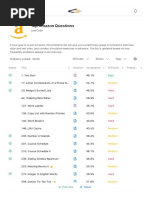 Top Amazon Questions - LeetCode