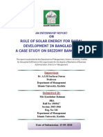 Role of Solar Energy For Rural