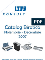 Catalog Birotica Noiembrie - Decembrie 2007