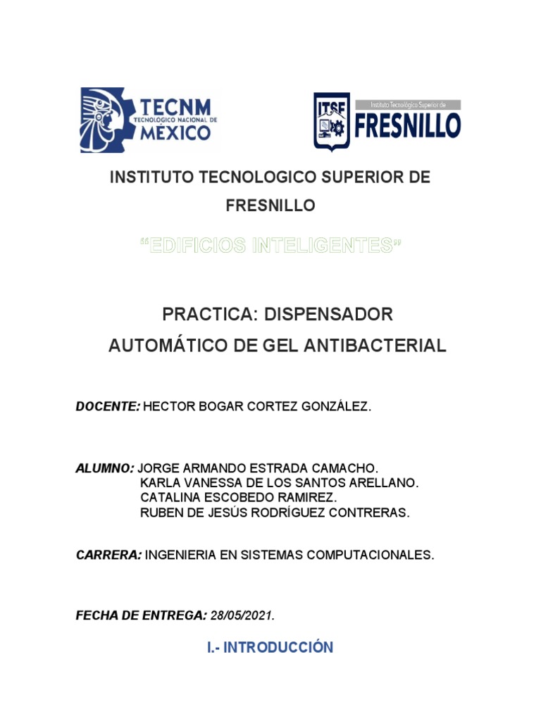 Dispensador Automático de Gel con Arduino | PDF | Arduino | Electrónica