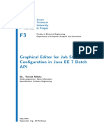 Graphical Editor For Job Structure Configuration in Java EE 7 Batch API