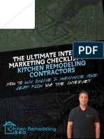 Kitchen Remodeling SEO - The Ultimate Internet Checklist for Kitchen Remodeling Contractors (Offered in web)