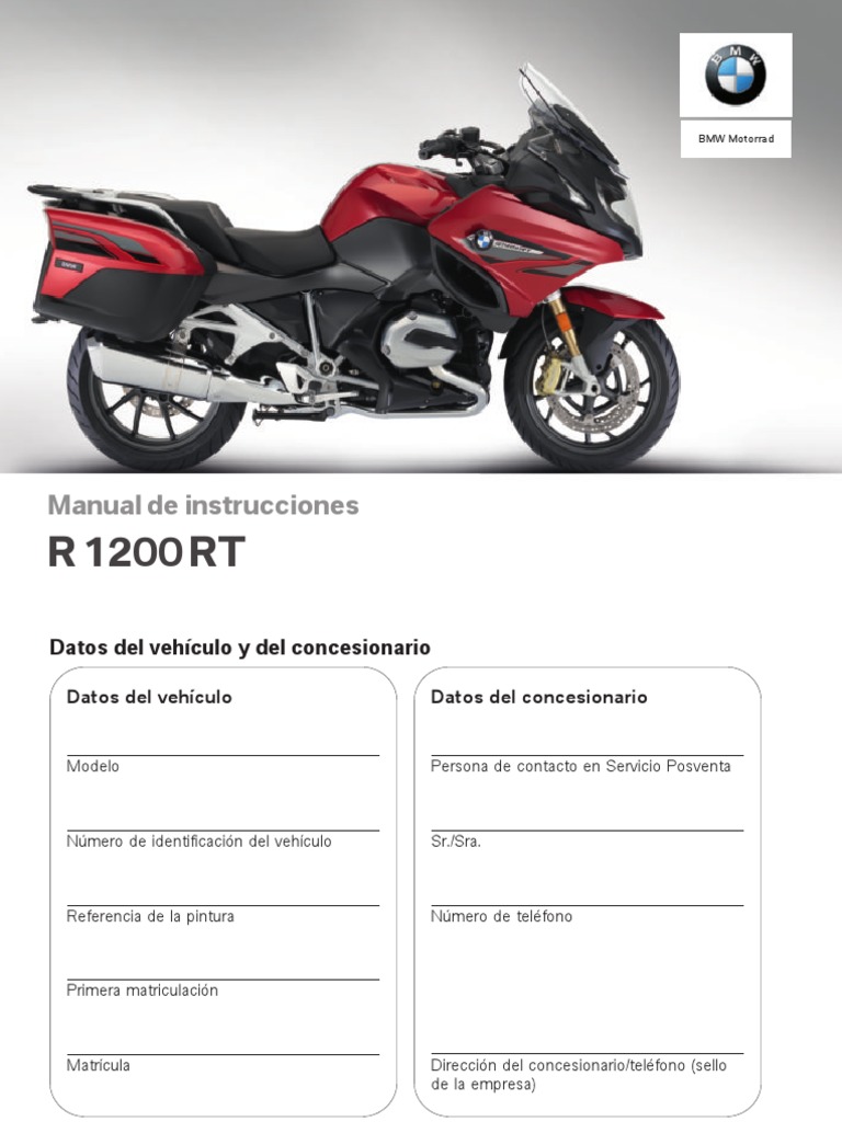 Manual BMW R1200RT PDF Sistema de freno antibloqueo BMW