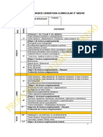 Cobertura Curricular Contenidos 3°medio Lenguaje y Com. Act.2018