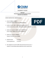 Assignment / Tugasan HDPS3303 Perancangan Dan Pengajaran Kognitif January 2022 Semester