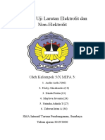 Uji Larutan Elektrolit dan Non-Elektrolit