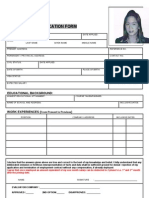 Application Form