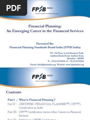 Financial Planning