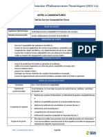 Fiche de Poste Chef de Service Comptabilite Client