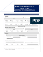 Formulario Registral