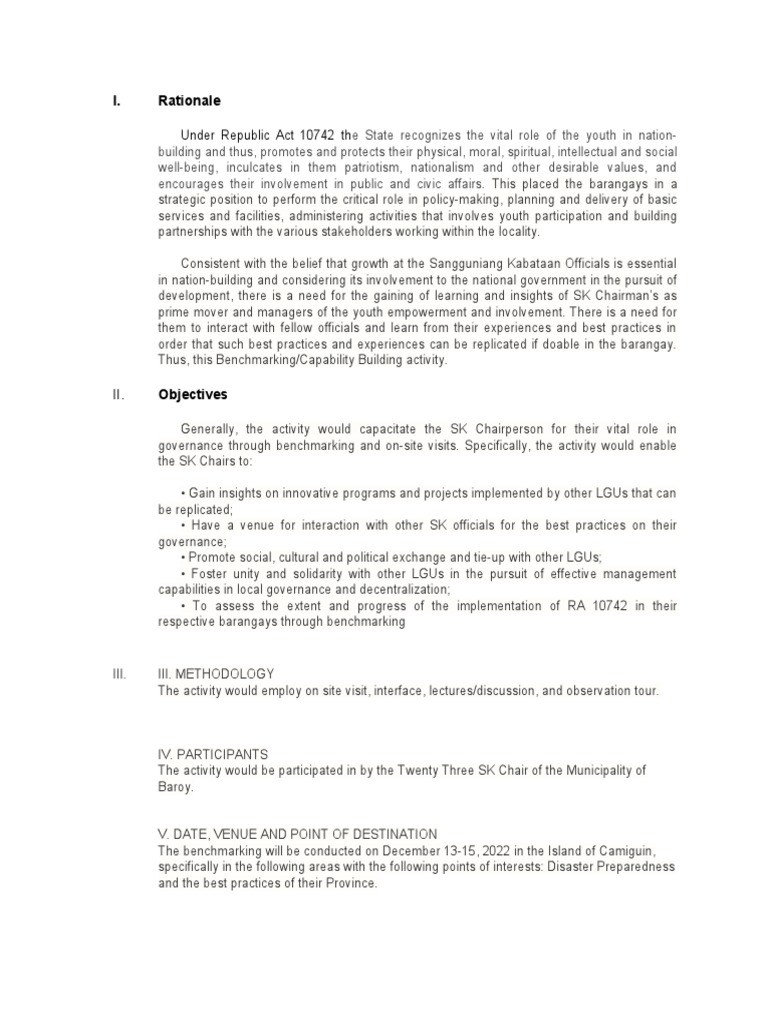 Benchmarking Final Pdf Governance
