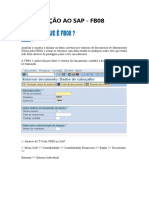 Introdução à FB08: Estornos de documentos no SAP