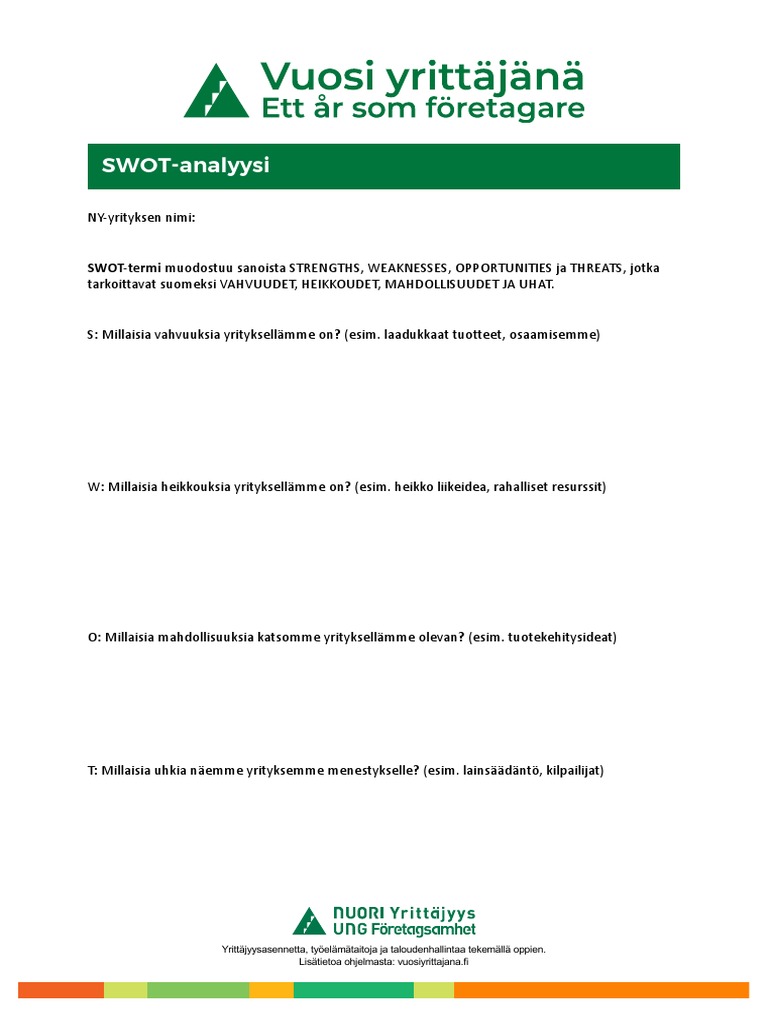 SWOT Analyysi | PDF
