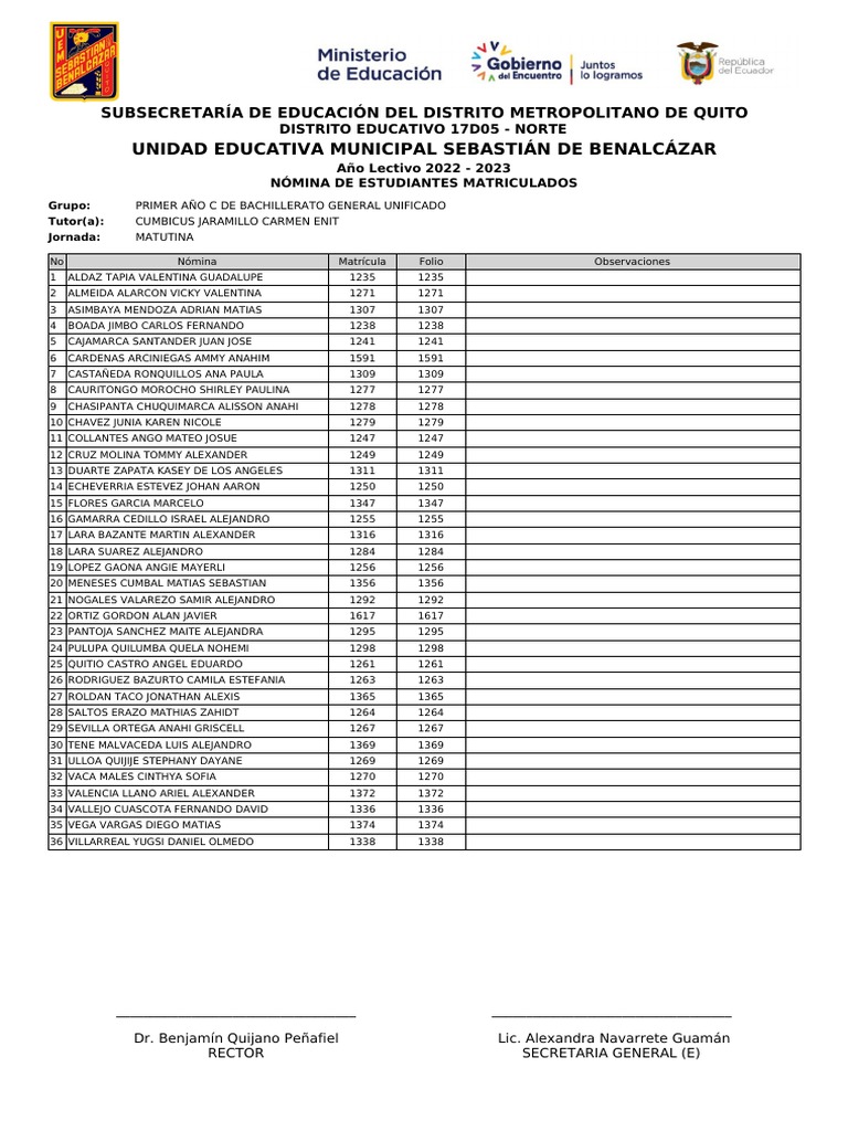 lista-de-estudiantes-matriculados-en-el-primer-a-o-de-bachillerato-en