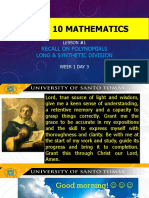 G10Math Week 1 Day 3 Intro To Polynomials