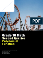 Grade 10 Math Instructional Links and Handout Polynomial Functions 2nd Quarter