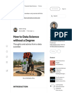 How To Data Science Without A Degree - by Jason Jung - Towards Data Science