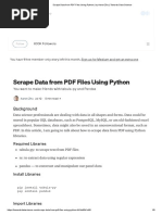 Scrape Data From PDF Files Using Python Towards Data Science