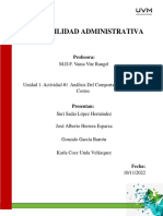 A#1 Analisis de Comportamiento de Costos EQ4