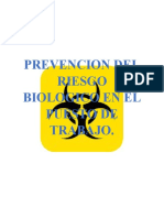 Prevencion Del Riesgo Biologico en El Puesto de Trabajo 