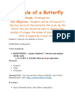 Lifecycle of A Butterfly Unit Lesson Plan