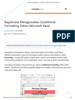 Bagaimana Menggunakan Conditional Formatting Dalam Microsoft Excel