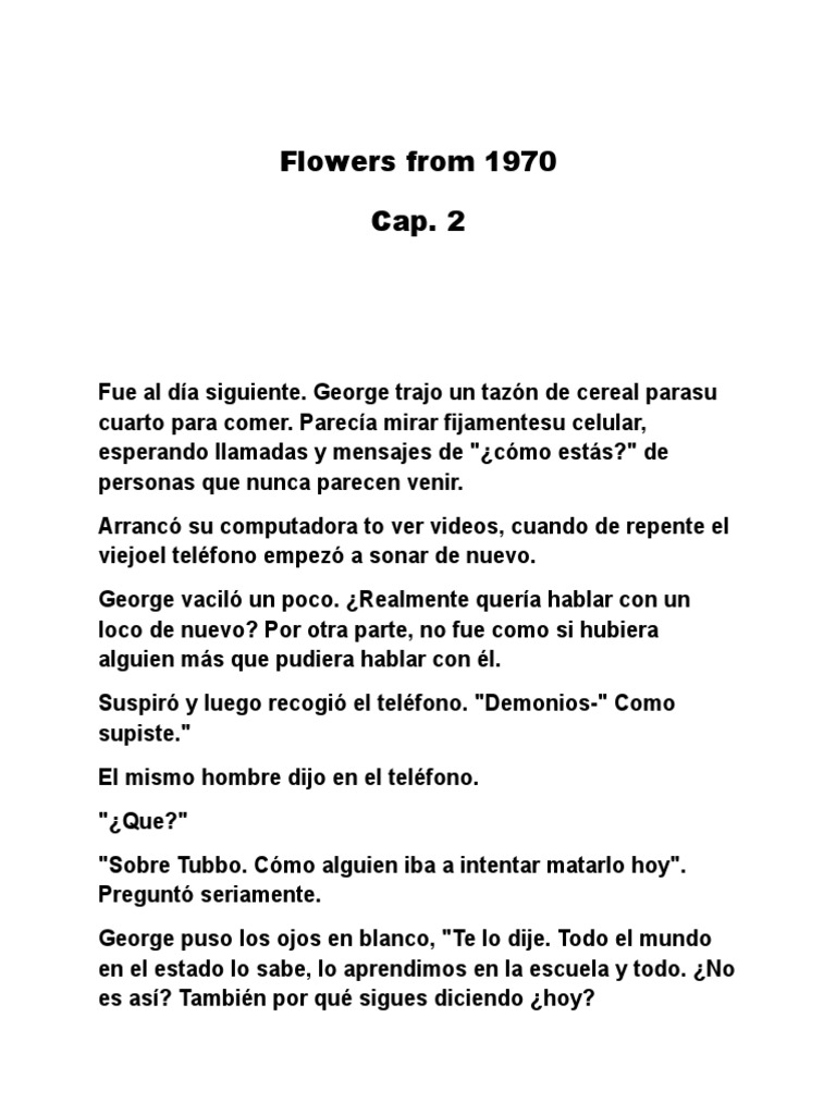 Flowers From 1970 Cap 2 PDF