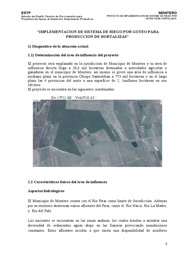 Proyecto Riego EDTP Huerto | PDF | Riego | Hospital