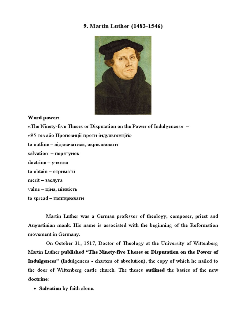 Martin Luther | PDF