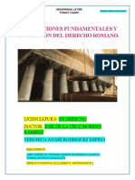 Instituciones fundamentales y evolución del derecho romano