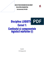 C1 - Continutul Si Componentele Logisticii (I) - 17-18.02.2020