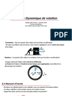 4.dynamique Rotation