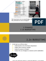 2.2a Finance - Budgets