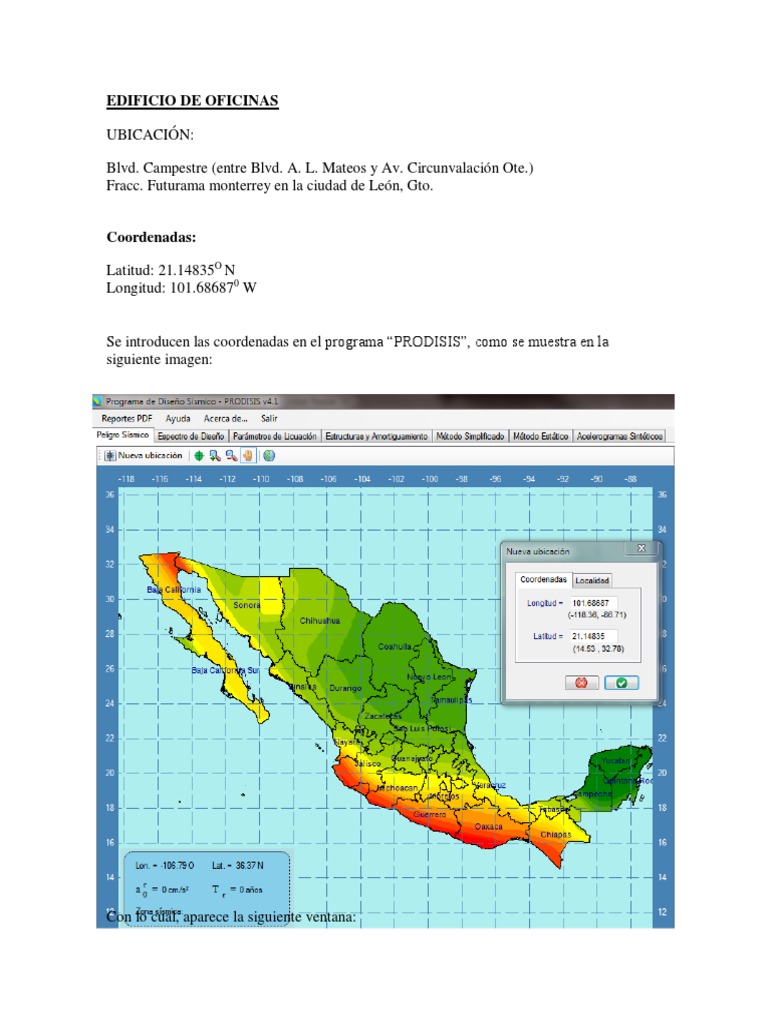 ANALISIS SISMICO ESTATICO-PROGRAMA PRODISIS | PDF | Microsoft Excel ...