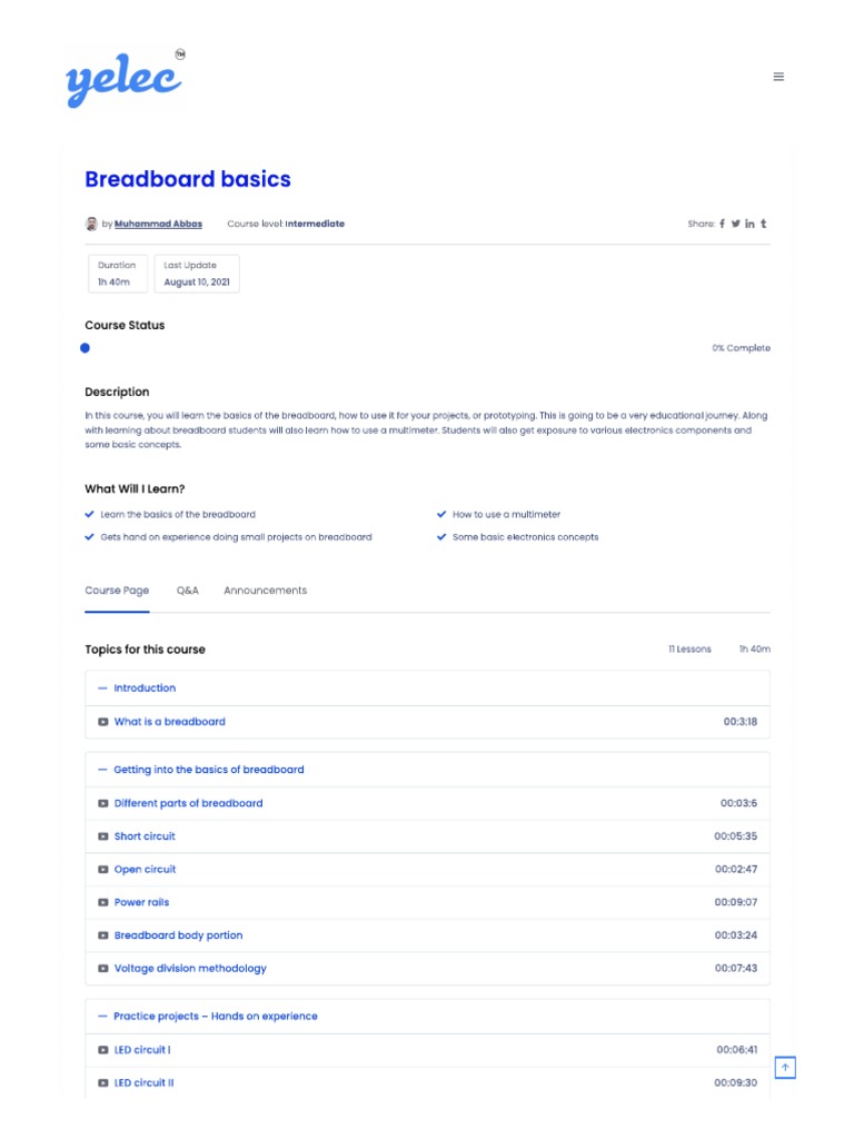 Breadboard Basics | PDF