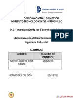 6 grandes pérdidas en la productividad: fallas en equipos, configuración, ralentí, velocidad reducida, defectos y rendimiento