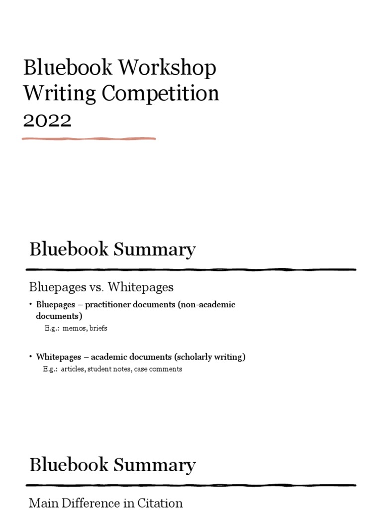 Understanding Bluebook Citation Rules PDF United States Code Citation