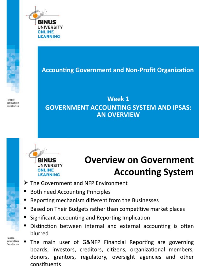 PPT1-IPSAS and Government Accounting System | Download Free PDF | Fund ...