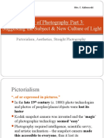 History of Photo Part 3 Straight Photography